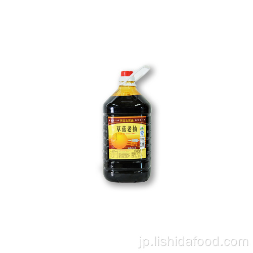 4.5Lプラスチックジャーマッシュルームダーク醤油